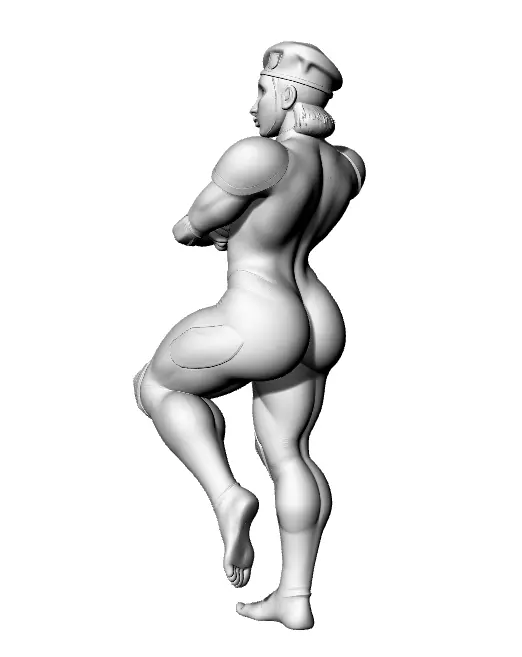 Lady Soldatin 3D print model_1