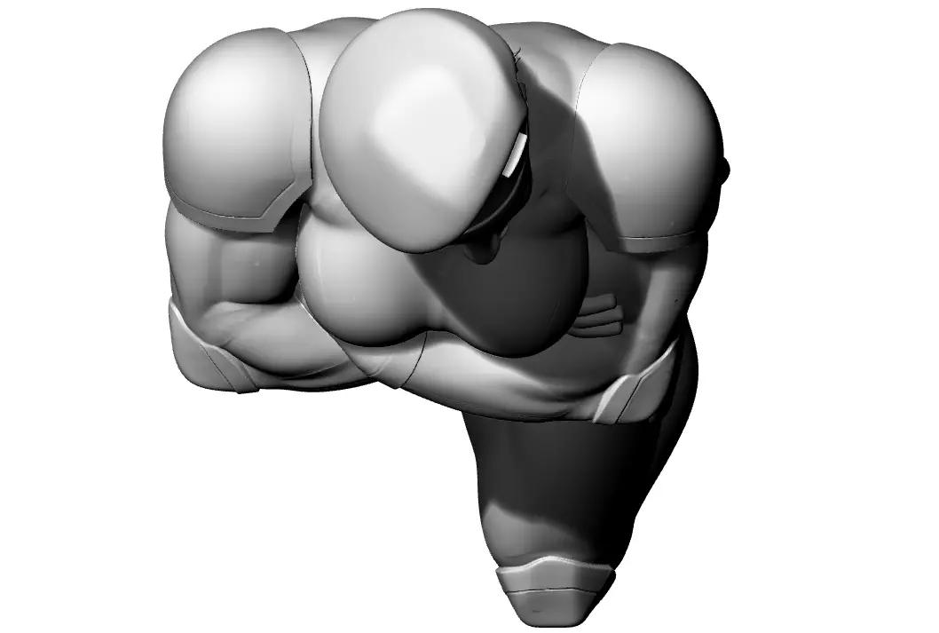 Lady Soldatin 3D print model_6