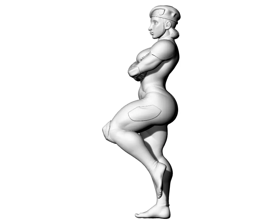 Lady Soldatin 3D print model_4