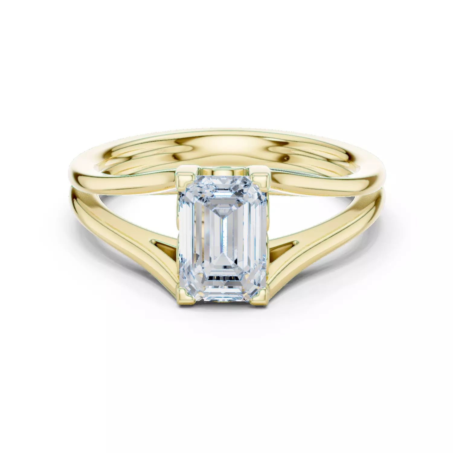 Solitaire Ring 3dm stl renders animation videos details 3D print model_2