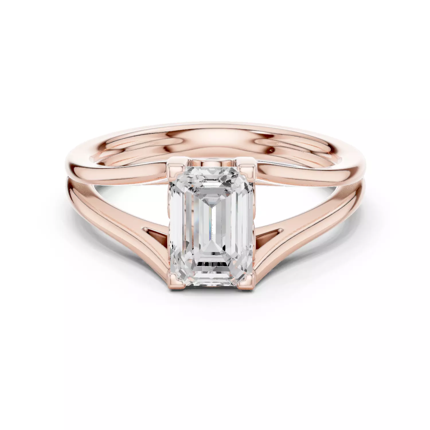 Solitaire Ring 3dm stl renders animation videos details 3D print model_0