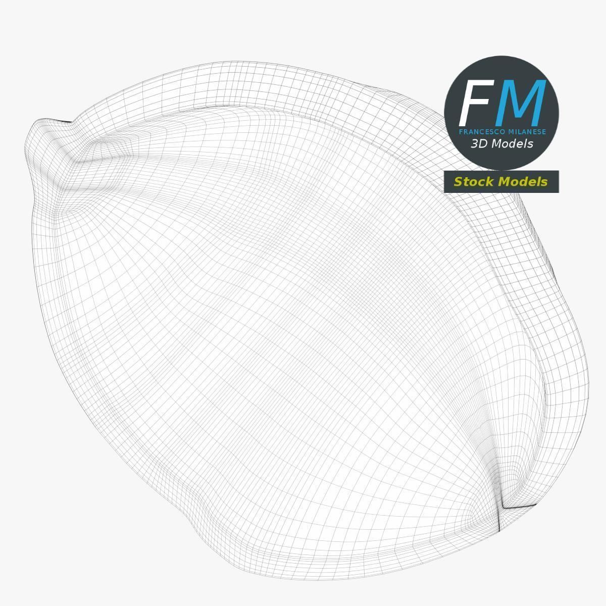 Helmet fire 3D model_8