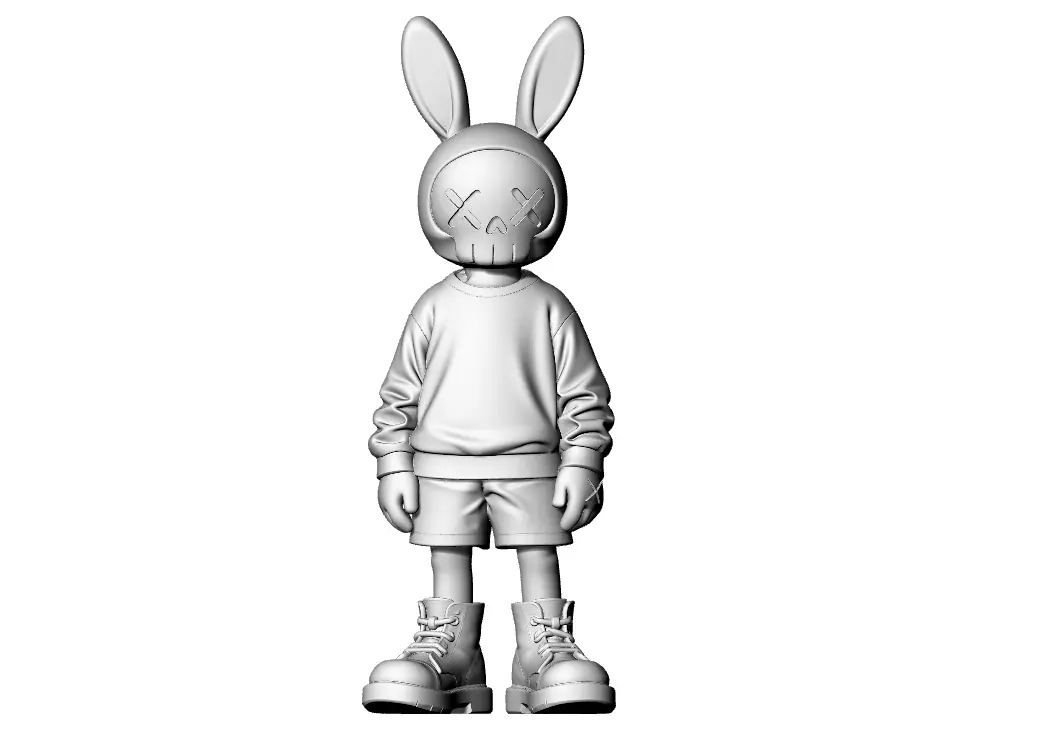 Hassenman Rabittman 3D print model_0