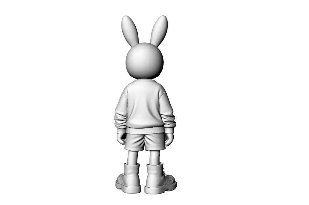 Hassenman Rabittman 3D print model_2