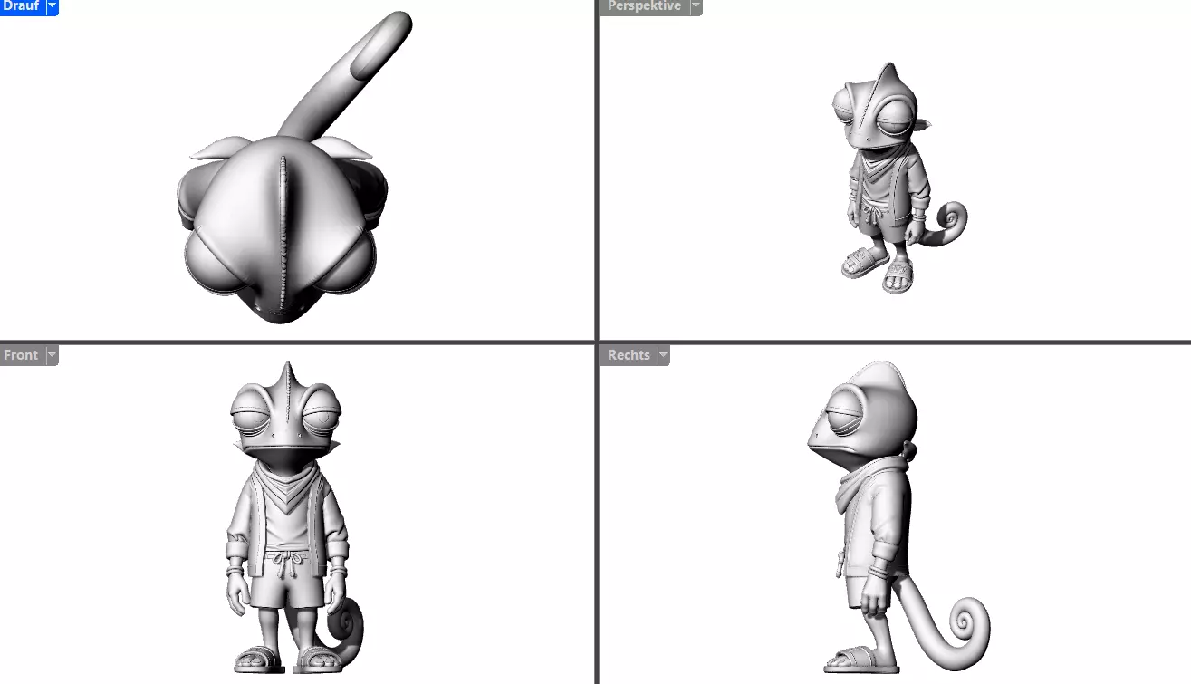 Tier Beast Kameleon 3D print model_5