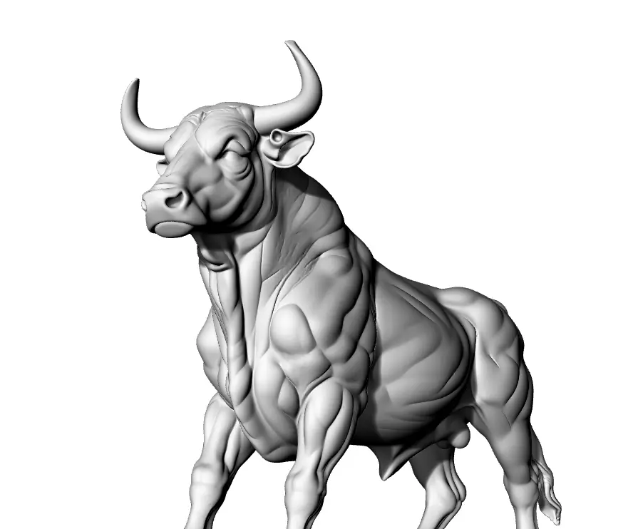 Stier Buffel 3D print model