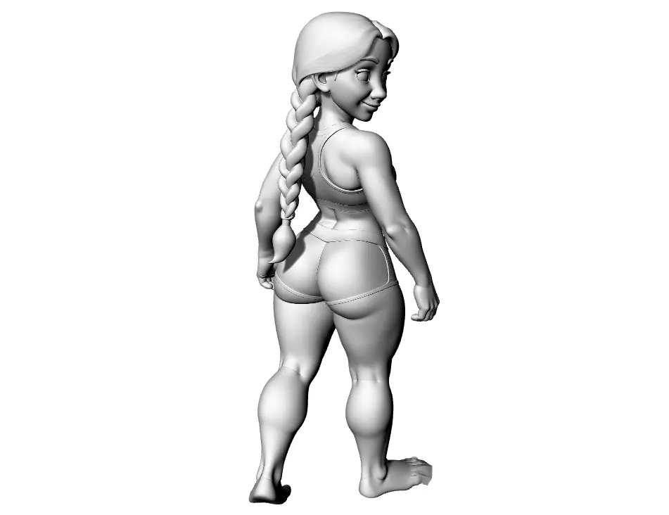 Desney Girl 3D print model_3