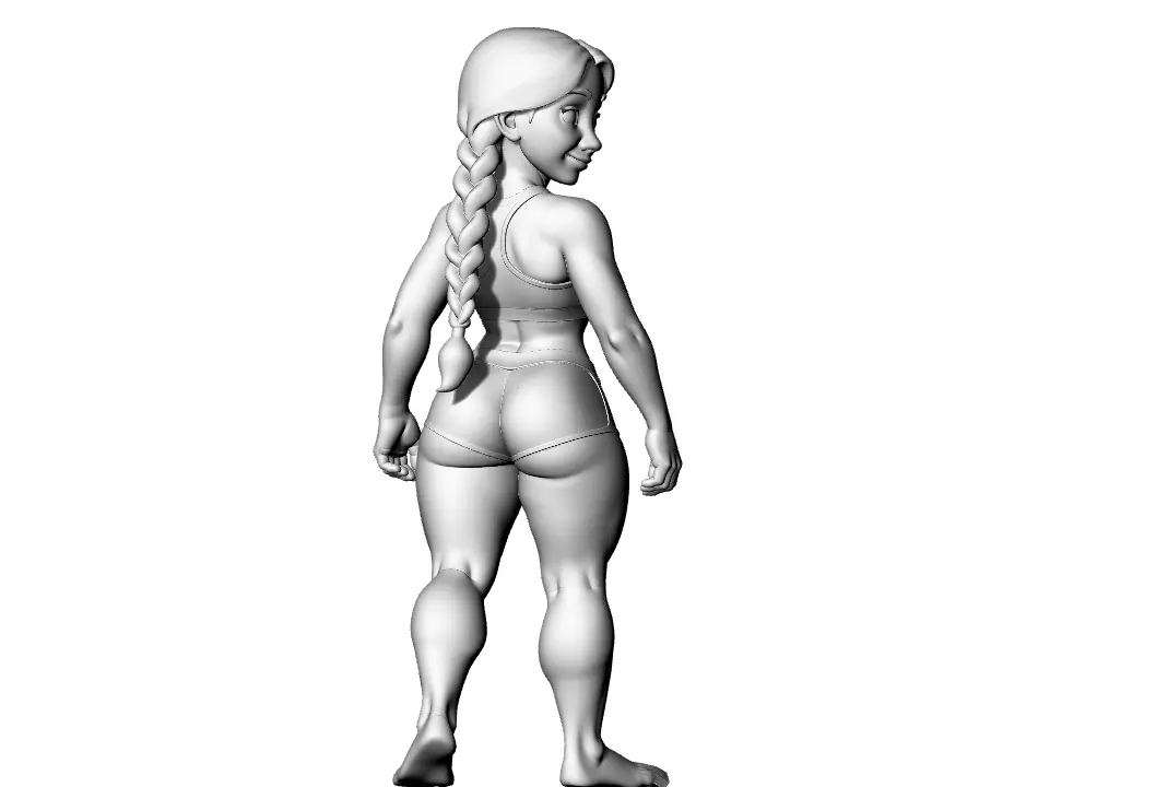 Desney Girl 3D print model_1