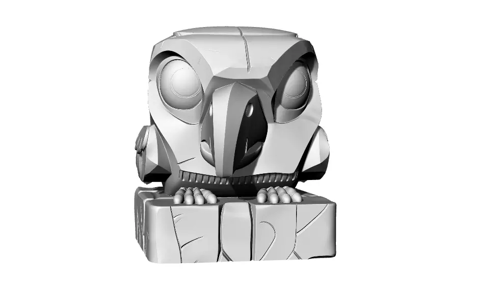 Donald Trump Eule 3D print model_0