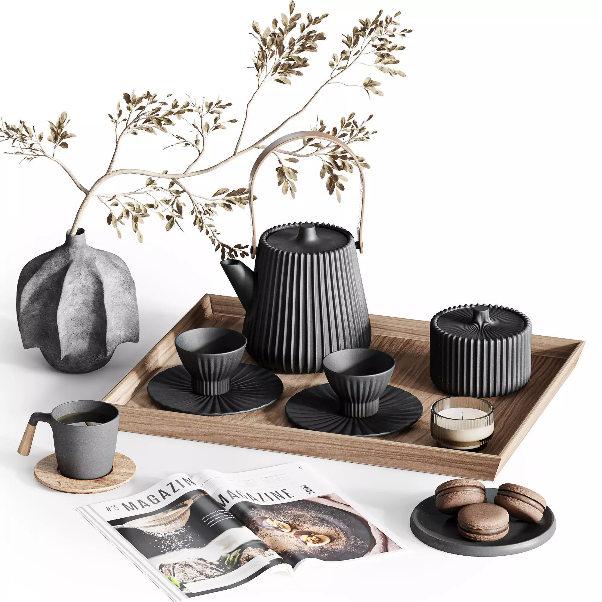 Tableware set 25 3D model