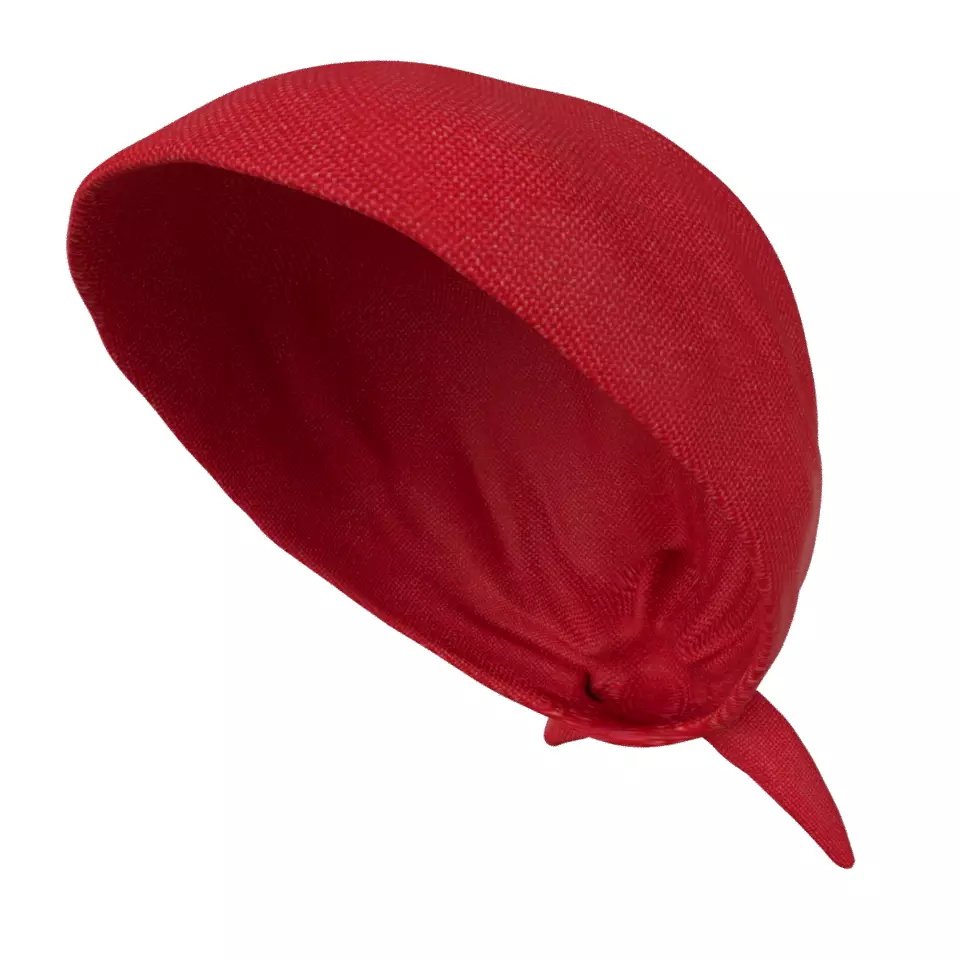 Bandana Low-poly 3D model_4