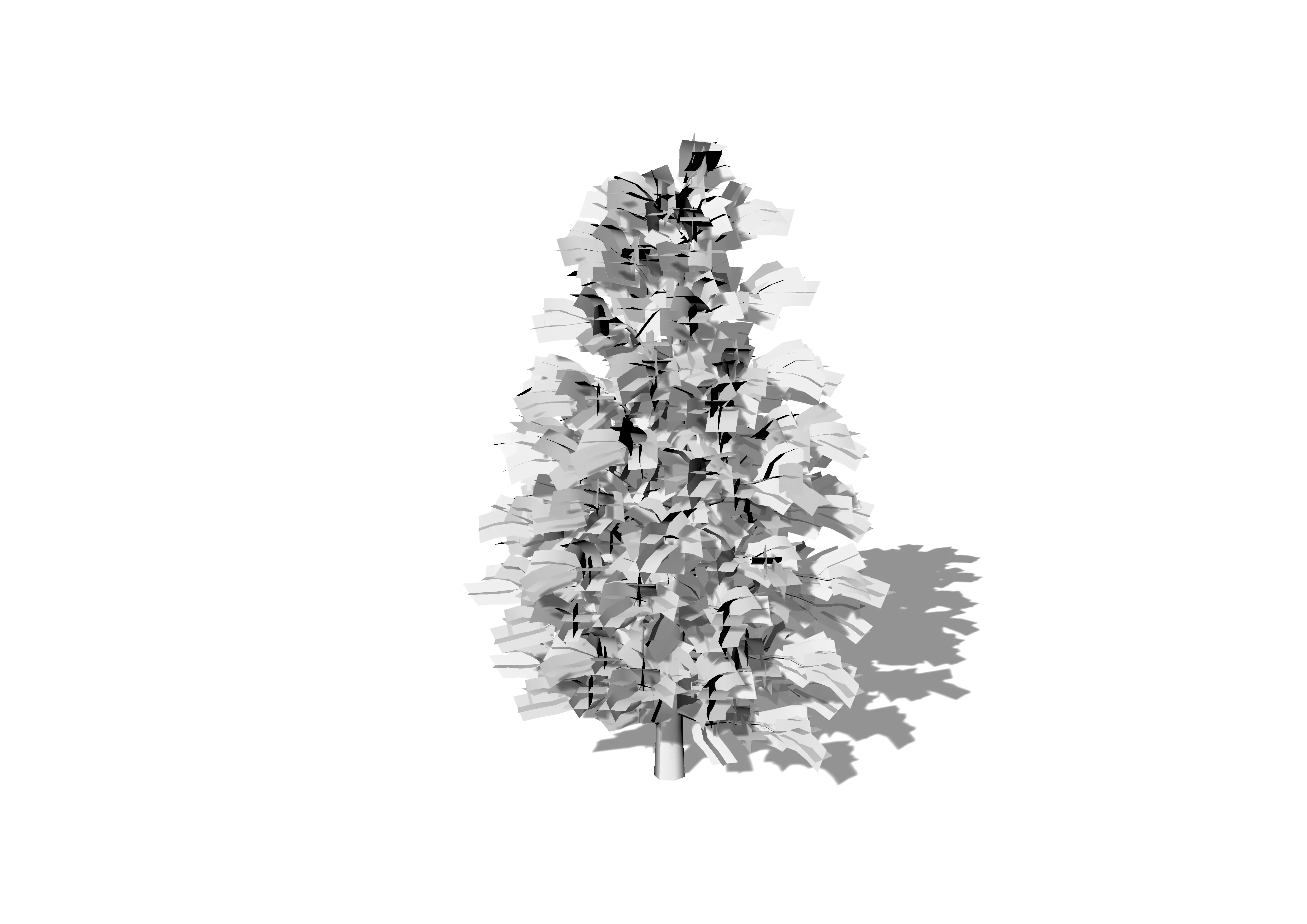 Arnold Tree Low-poly 3D model_4