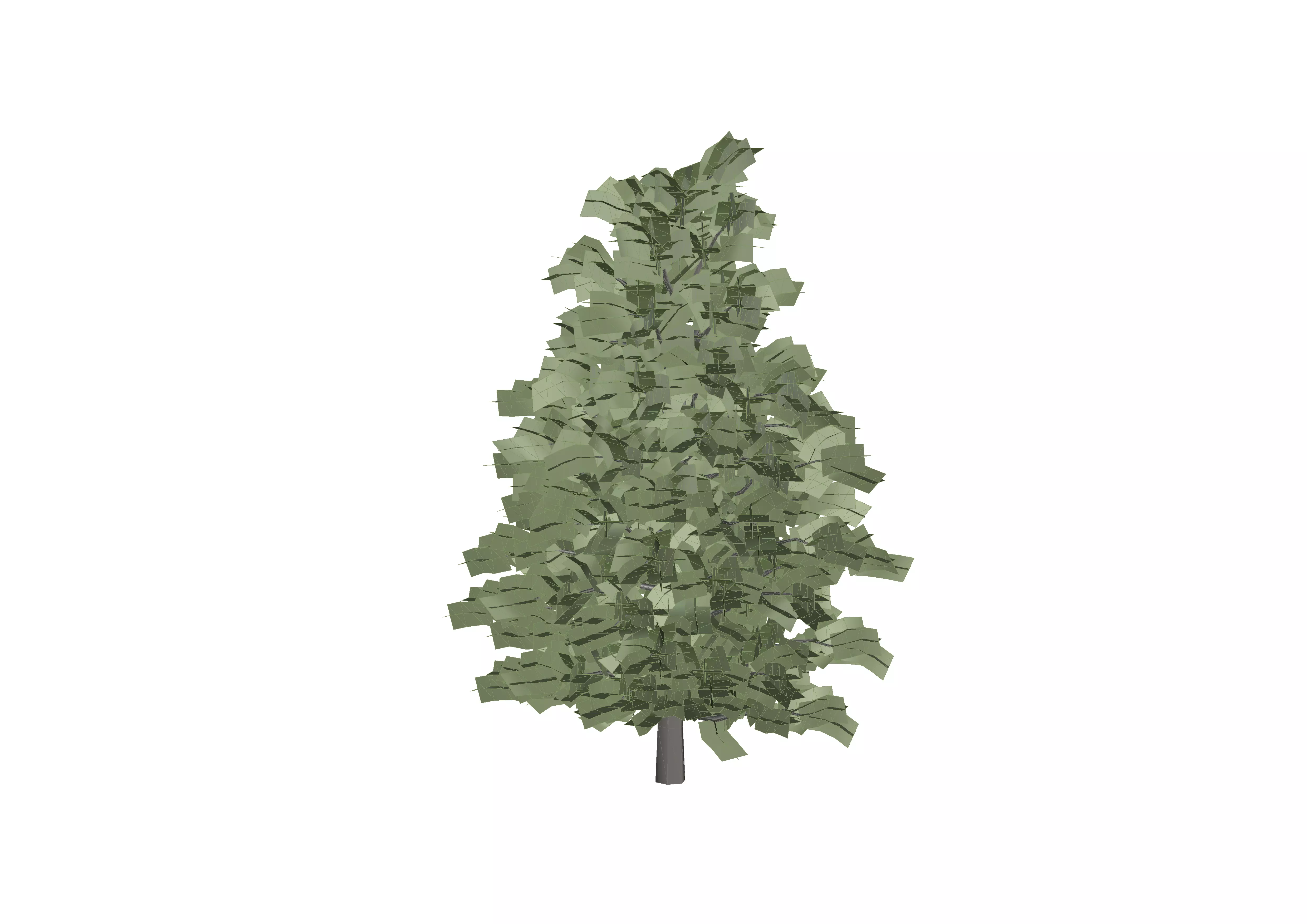 Arnold Tree Low-poly 3D model_5