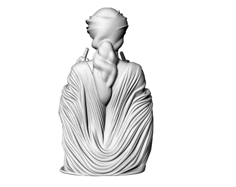 Skulptur Angry Gottin 3D print model_2