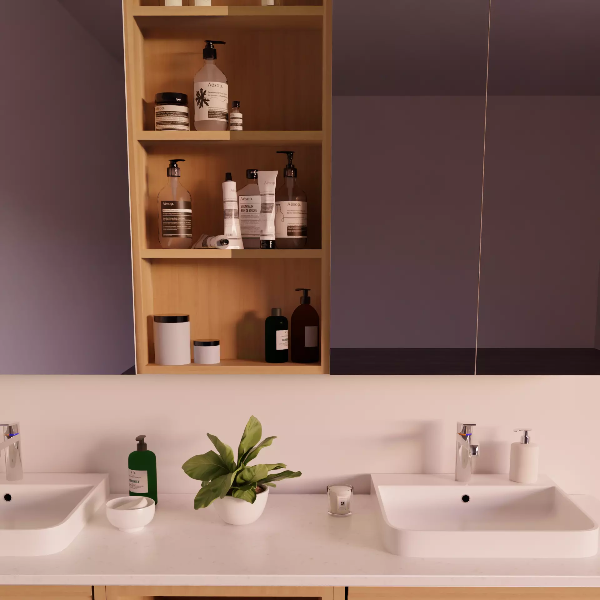 Washbasin Cabinet IKEA ANGSJON BACKSJON 3D model_2