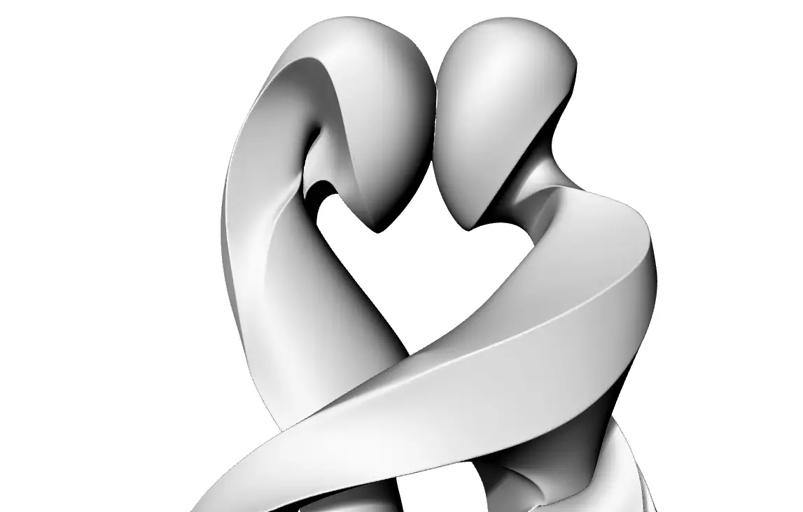 Skulptur Elegant 3D print model_2