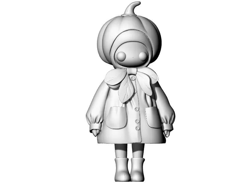 Automn Girl Herbst Madchen 3D print model