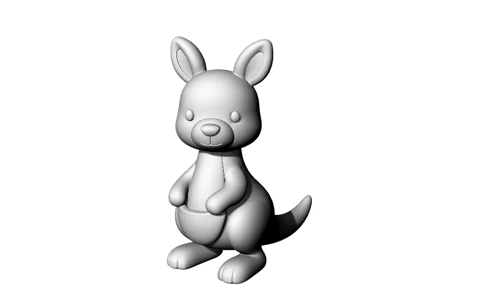 Sweet Kangaro Animal 3D print model_2