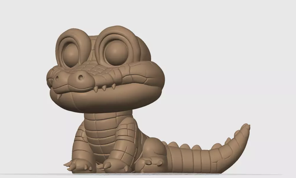 Krokodil 3D print model
