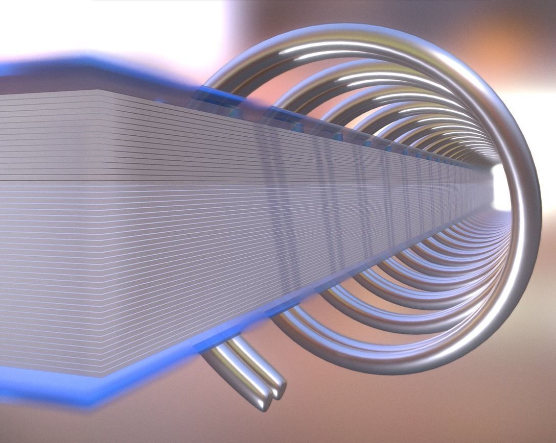 Notepad squared animated 3D model_5