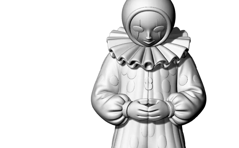Funny Clown 3D print model_1