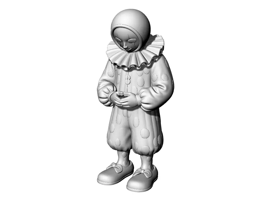 Funny Clown 3D print model_0
