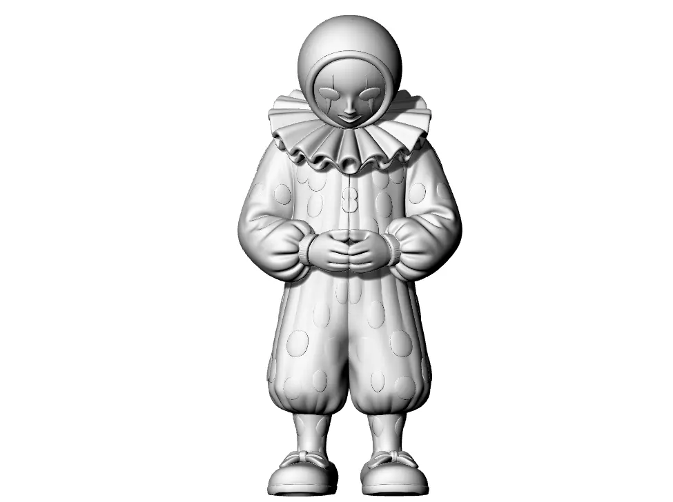 Funny Clown 3D print model_2