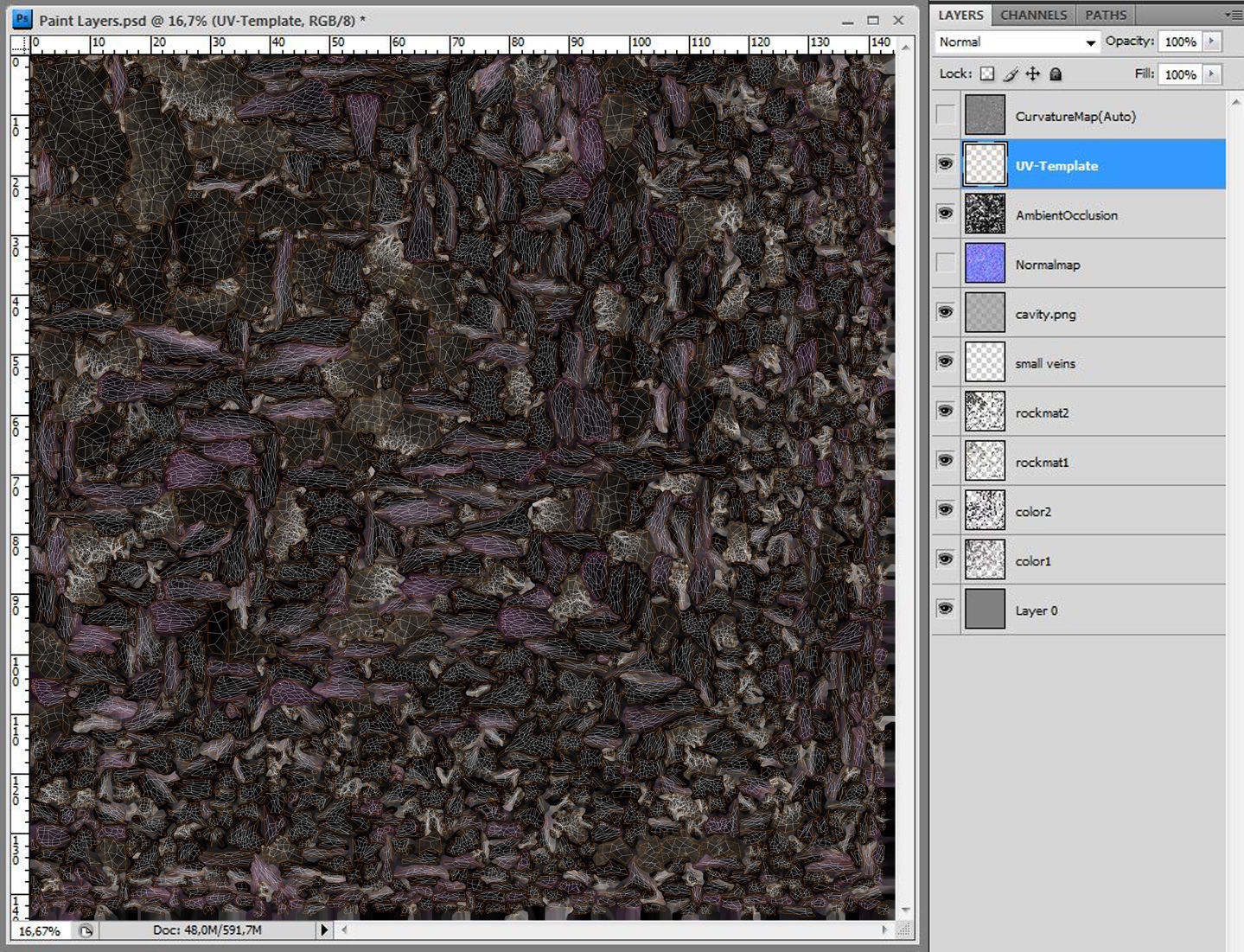 Alien plant Succulent Type 1 Low-poly 3D model_18