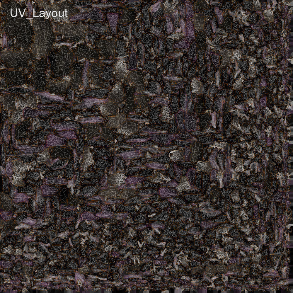 Alien plant Succulent Type 1 Low-poly 3D model_19