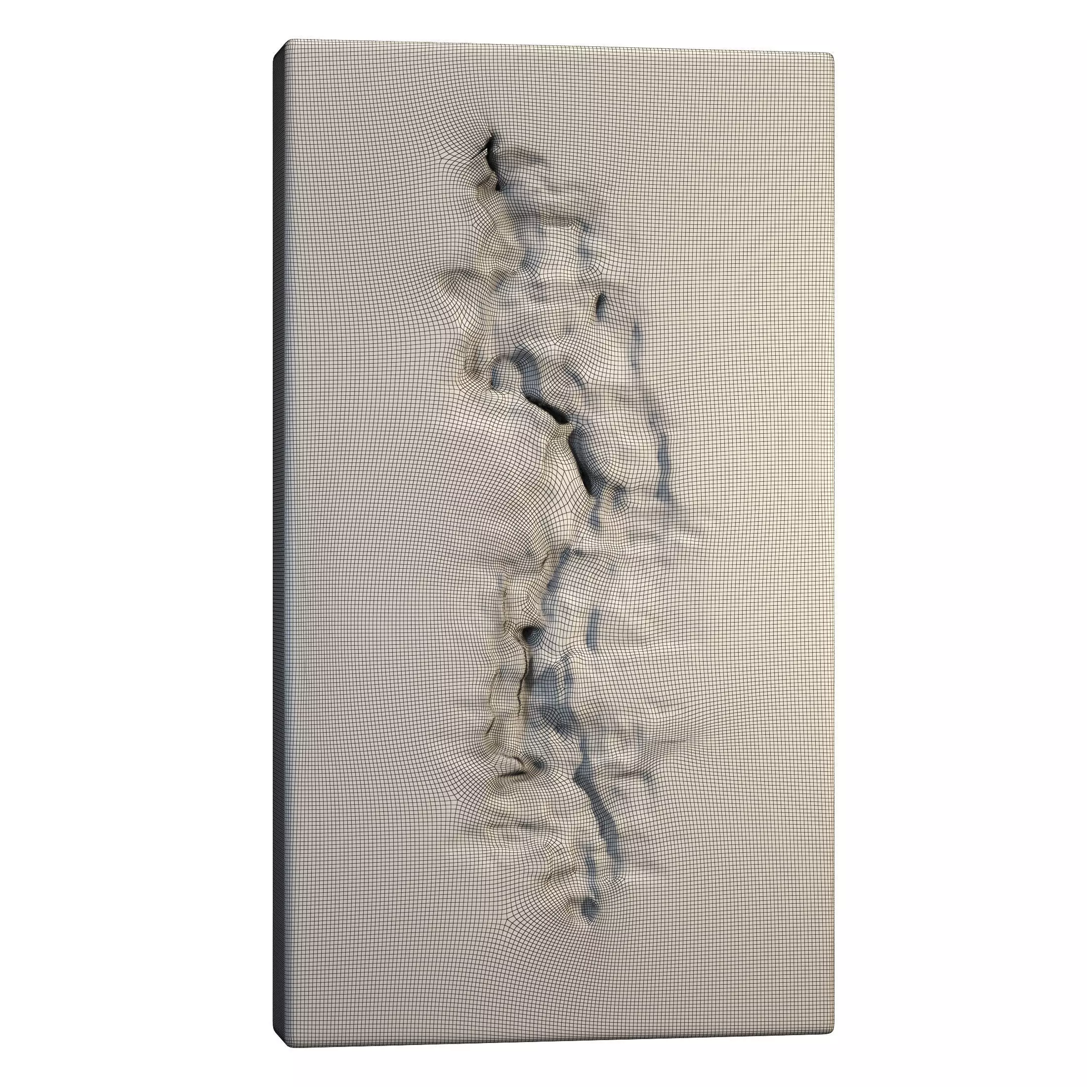 Decorative Plaster Wall Panel 8 3D model_1