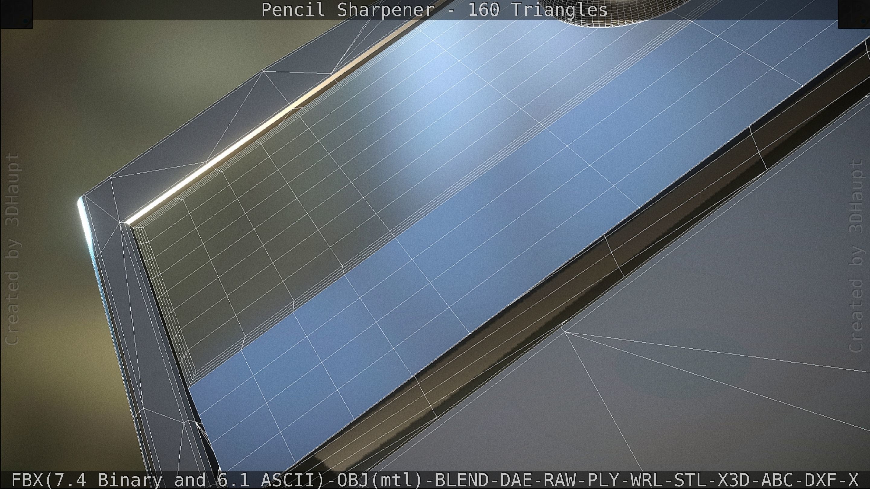 Sharpener clock 3D model_82