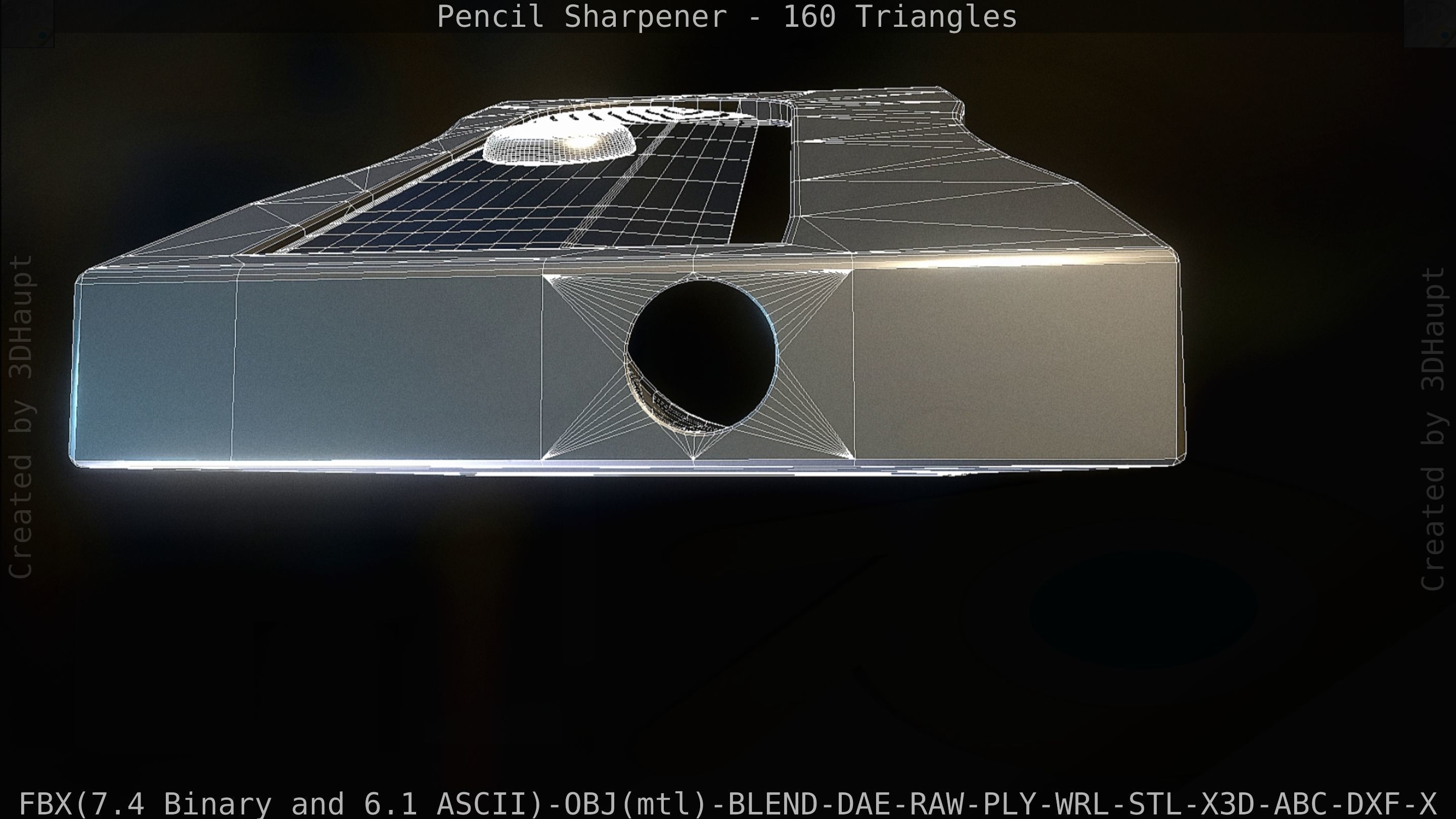 Sharpener clock 3D model_74