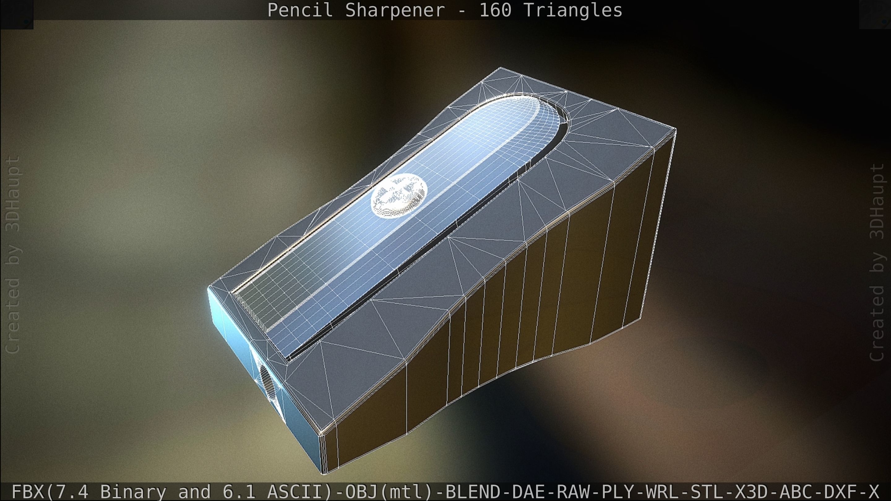 Sharpener clock 3D model_118