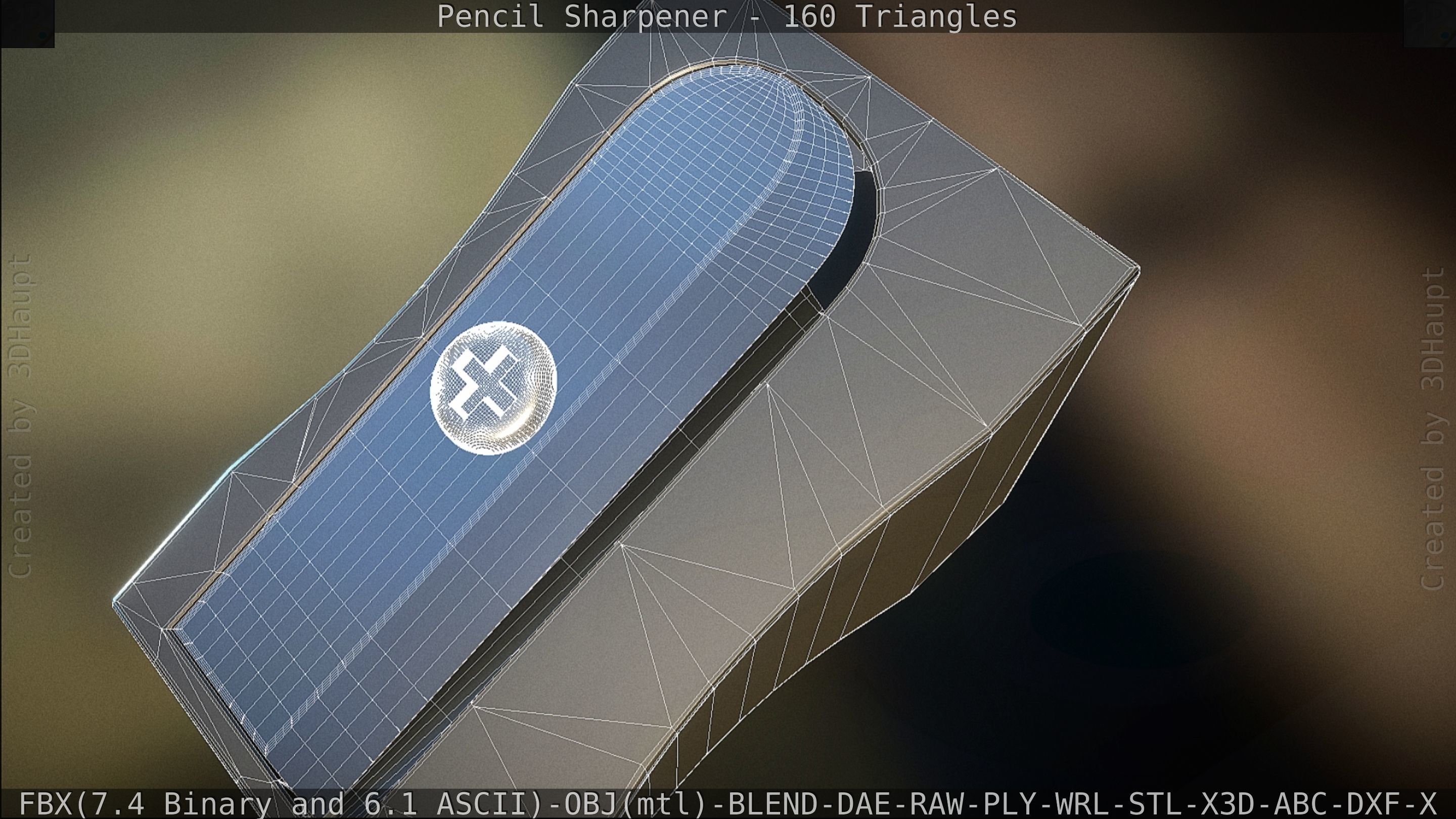 Sharpener clock 3D model_114