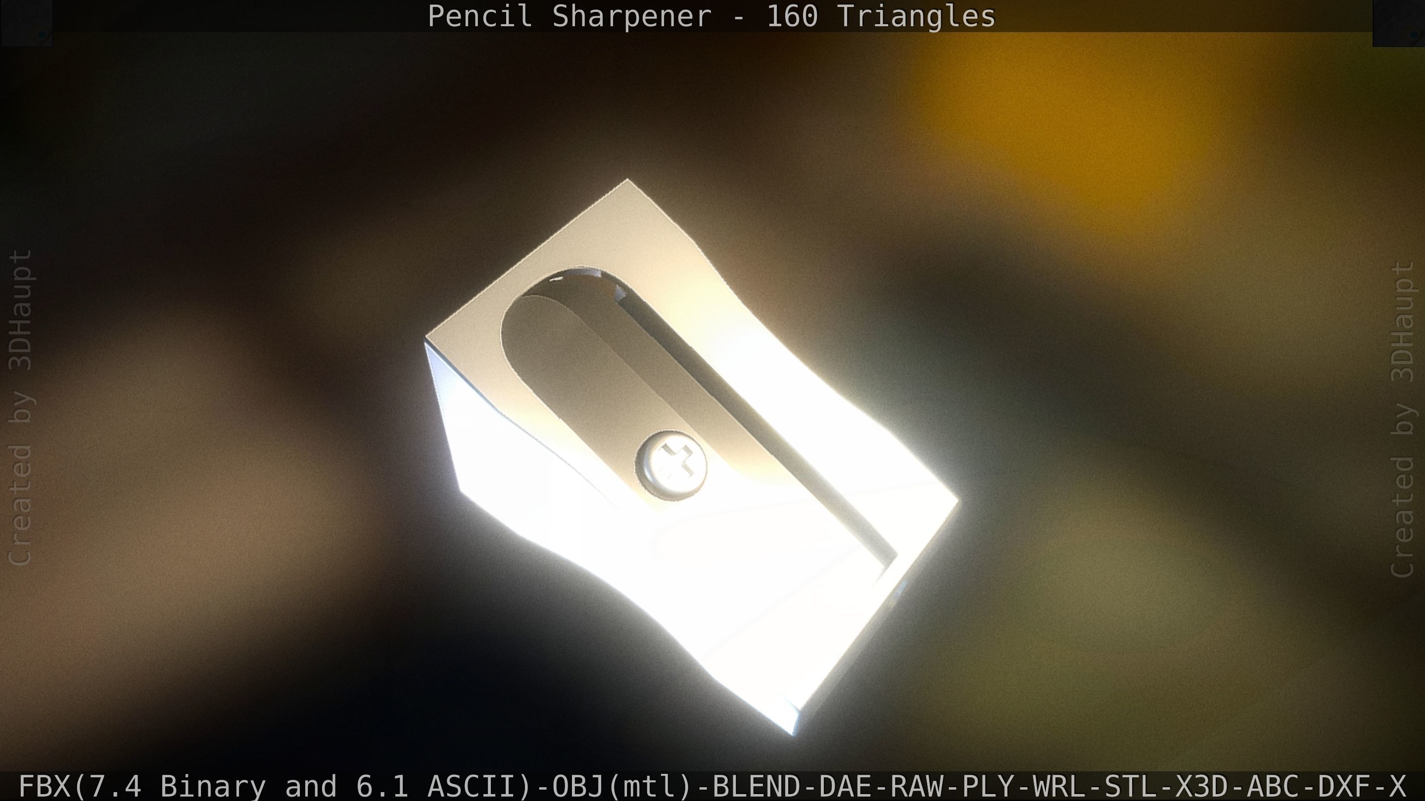 Sharpener clock 3D model_67