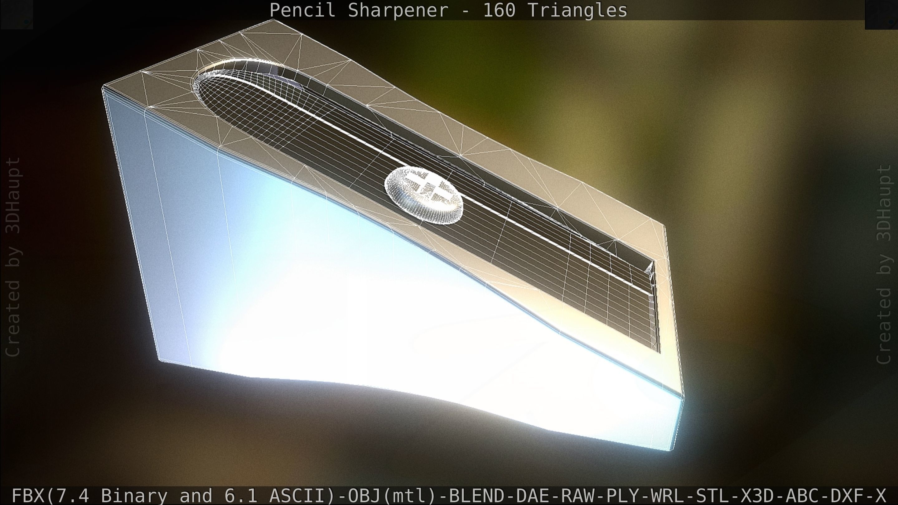 Sharpener clock 3D model_119