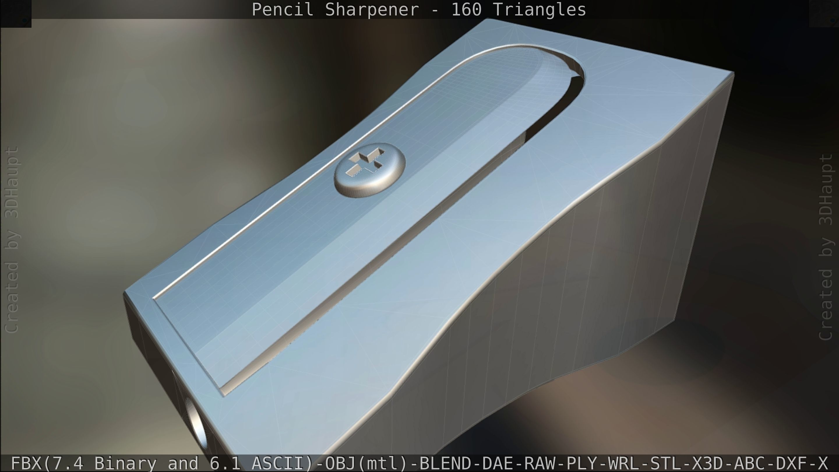 Sharpener clock 3D model_127