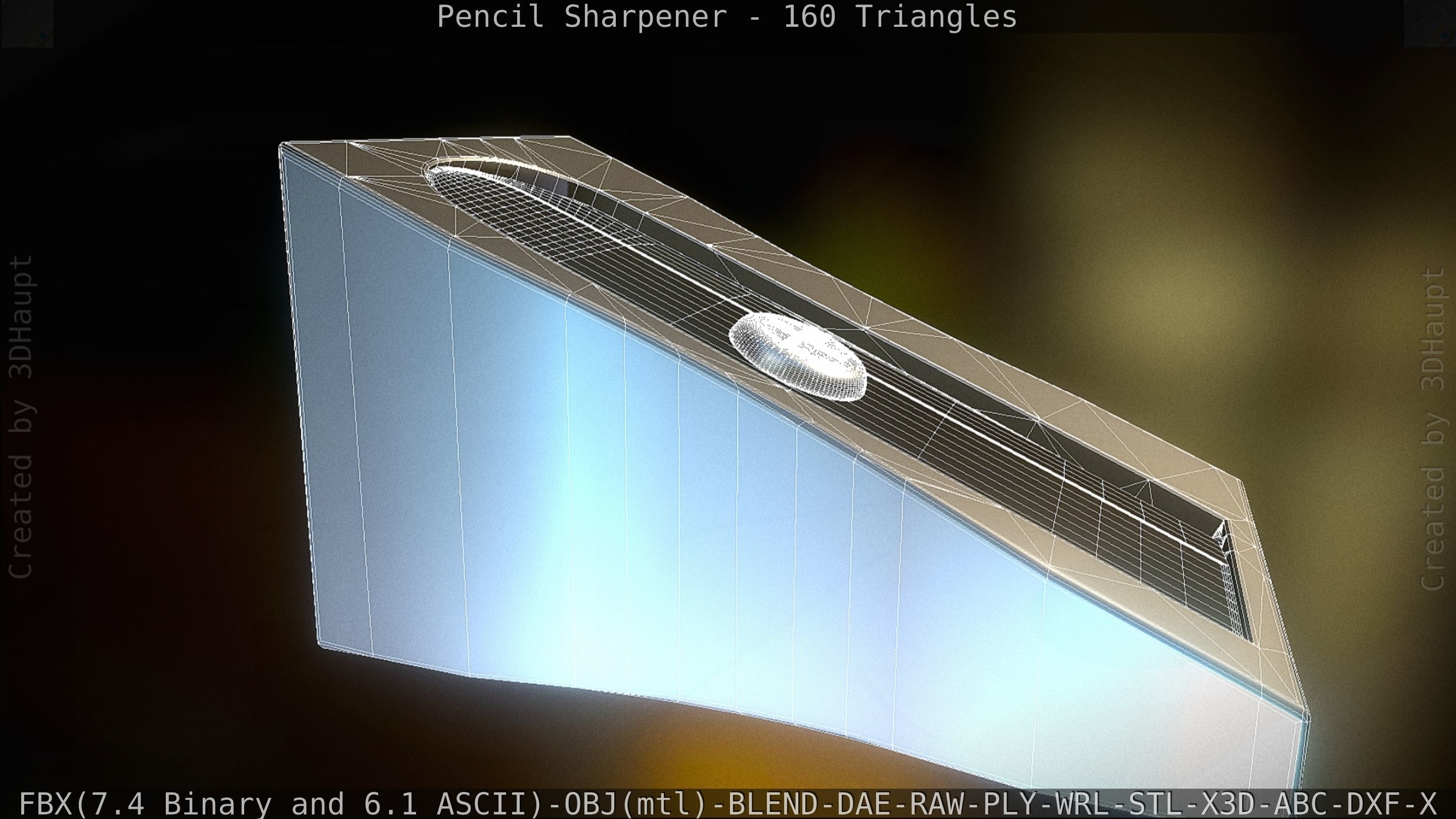 Sharpener clock 3D model_129