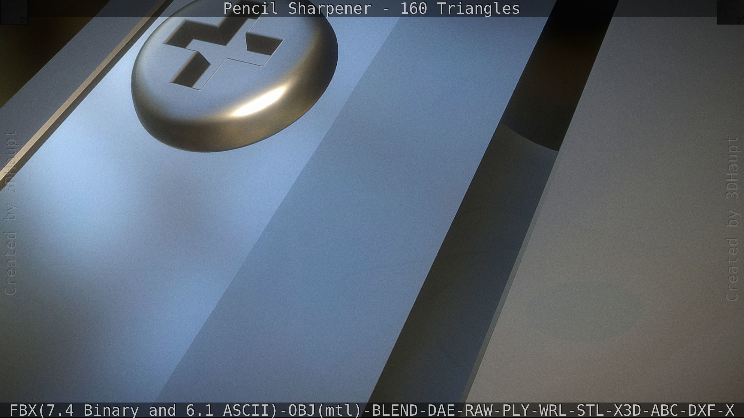 Sharpener clock 3D model_48