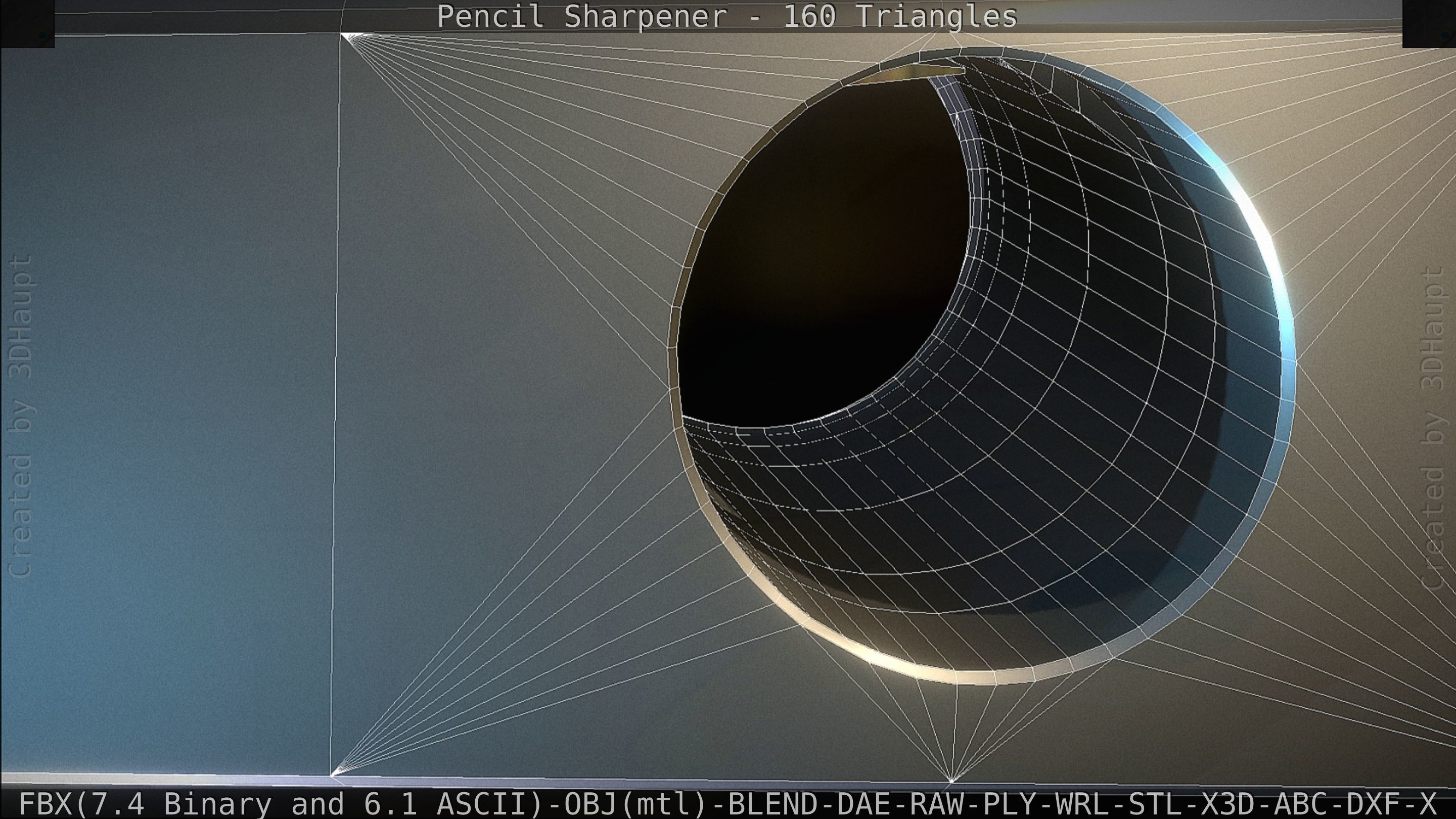 Sharpener clock 3D model_75