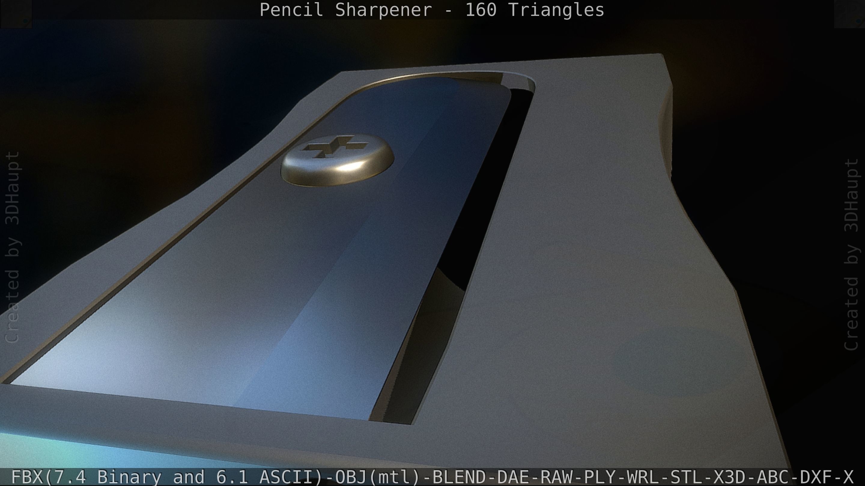 Sharpener clock 3D model_41