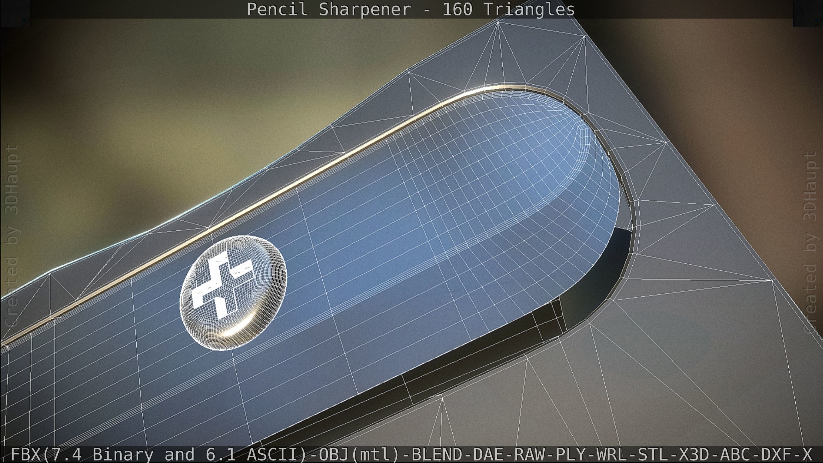 Sharpener clock 3D model_93