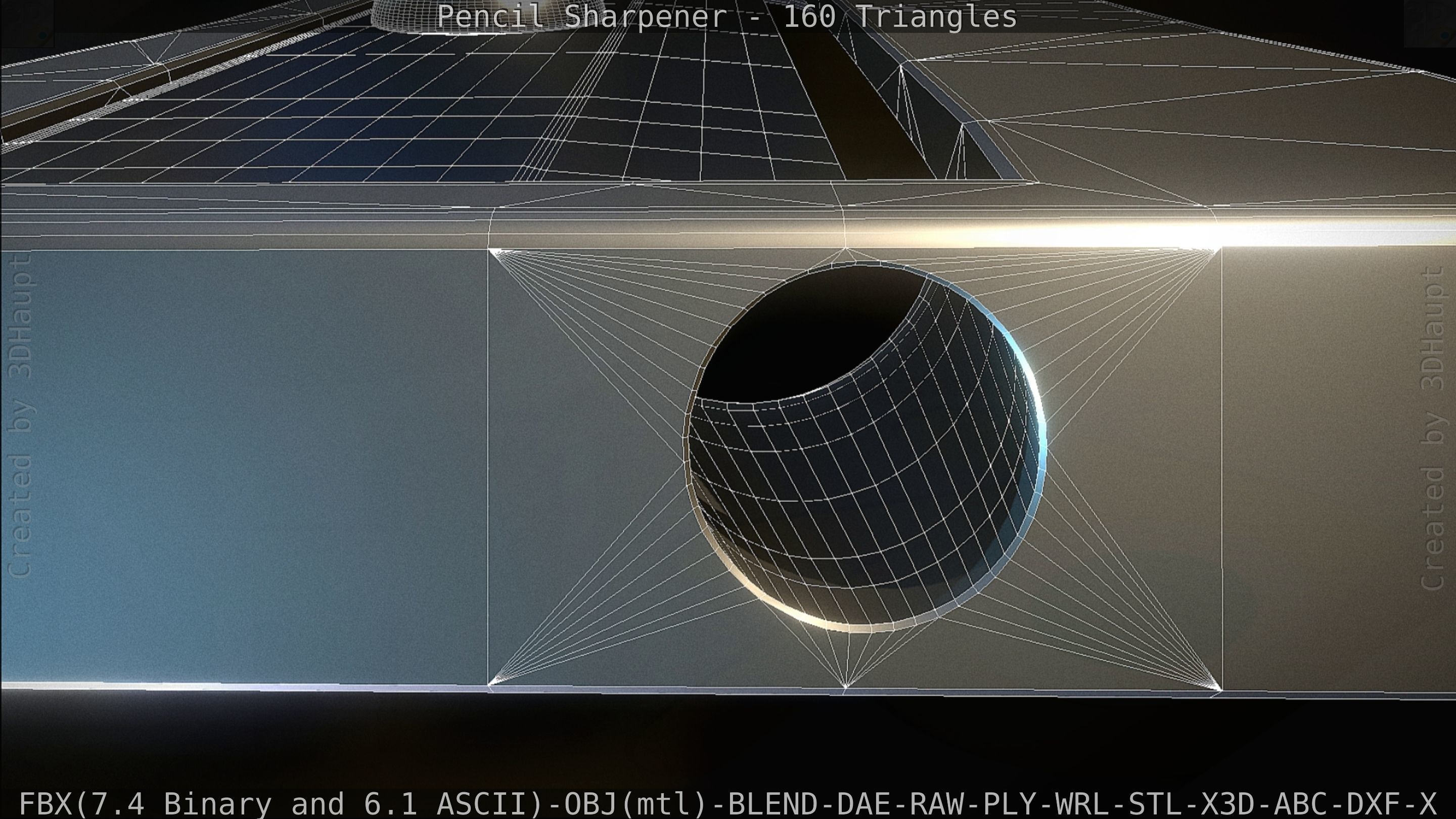 Sharpener clock 3D model_77