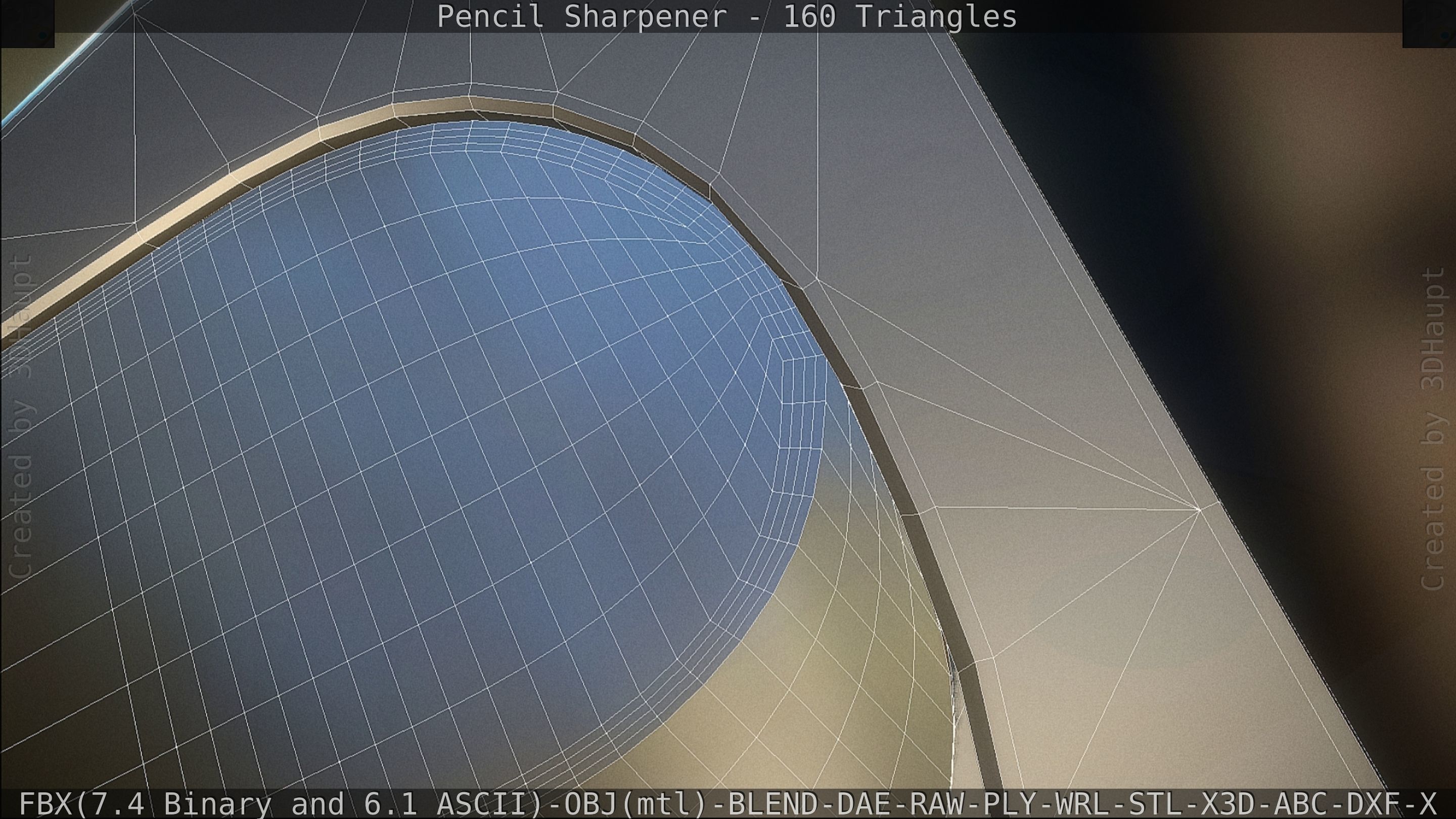 Sharpener clock 3D model_101