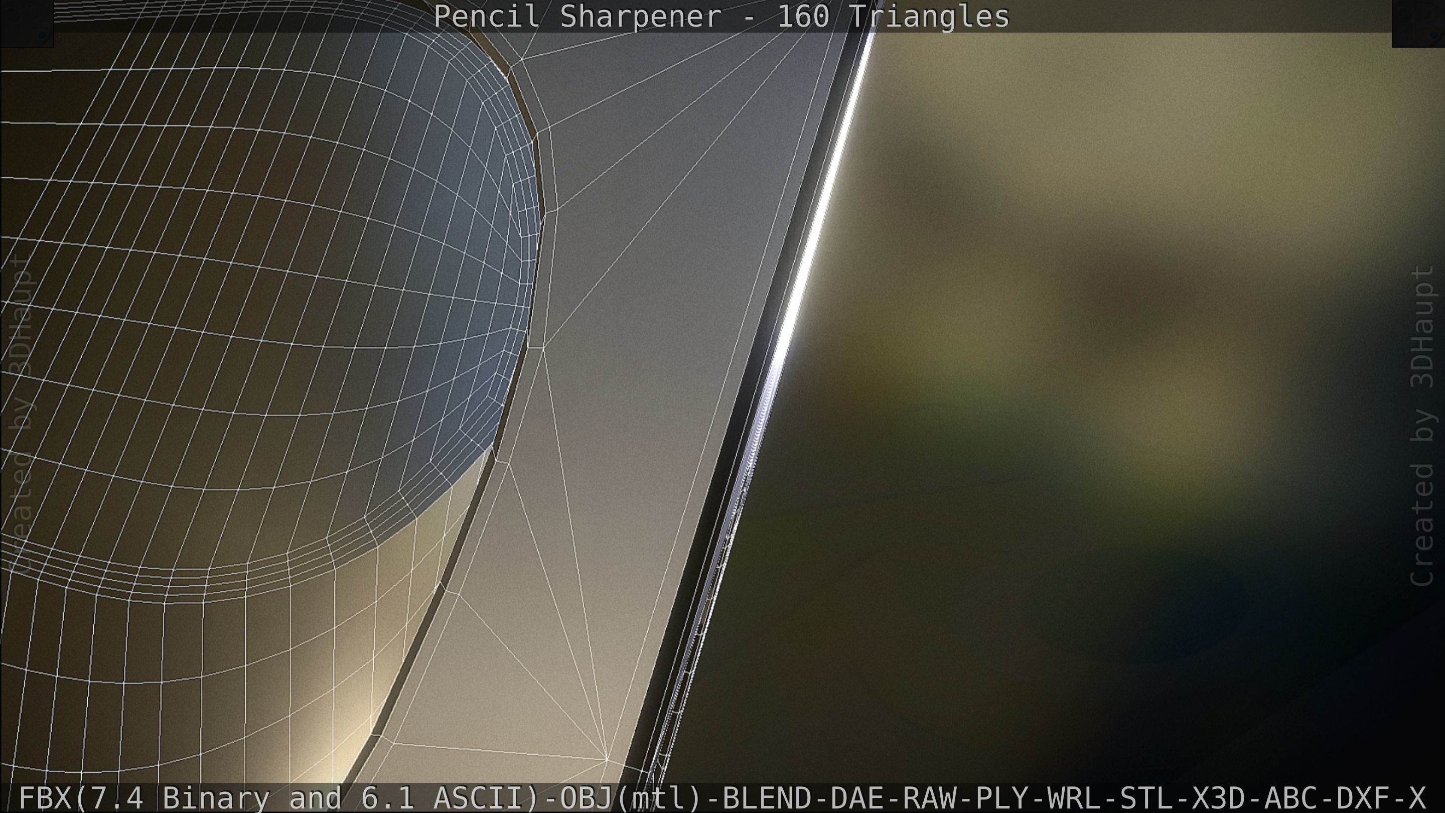 Sharpener clock 3D model_103