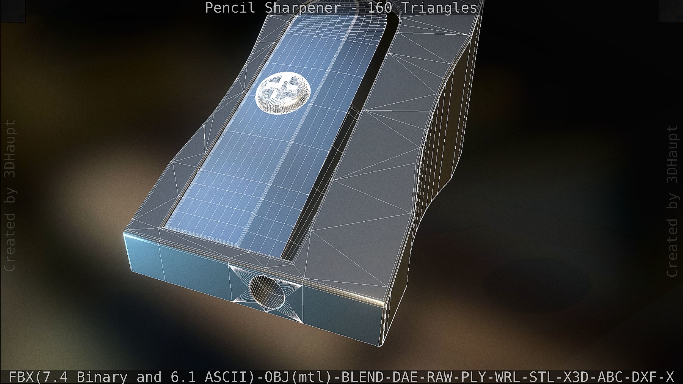 Sharpener clock 3D model_71