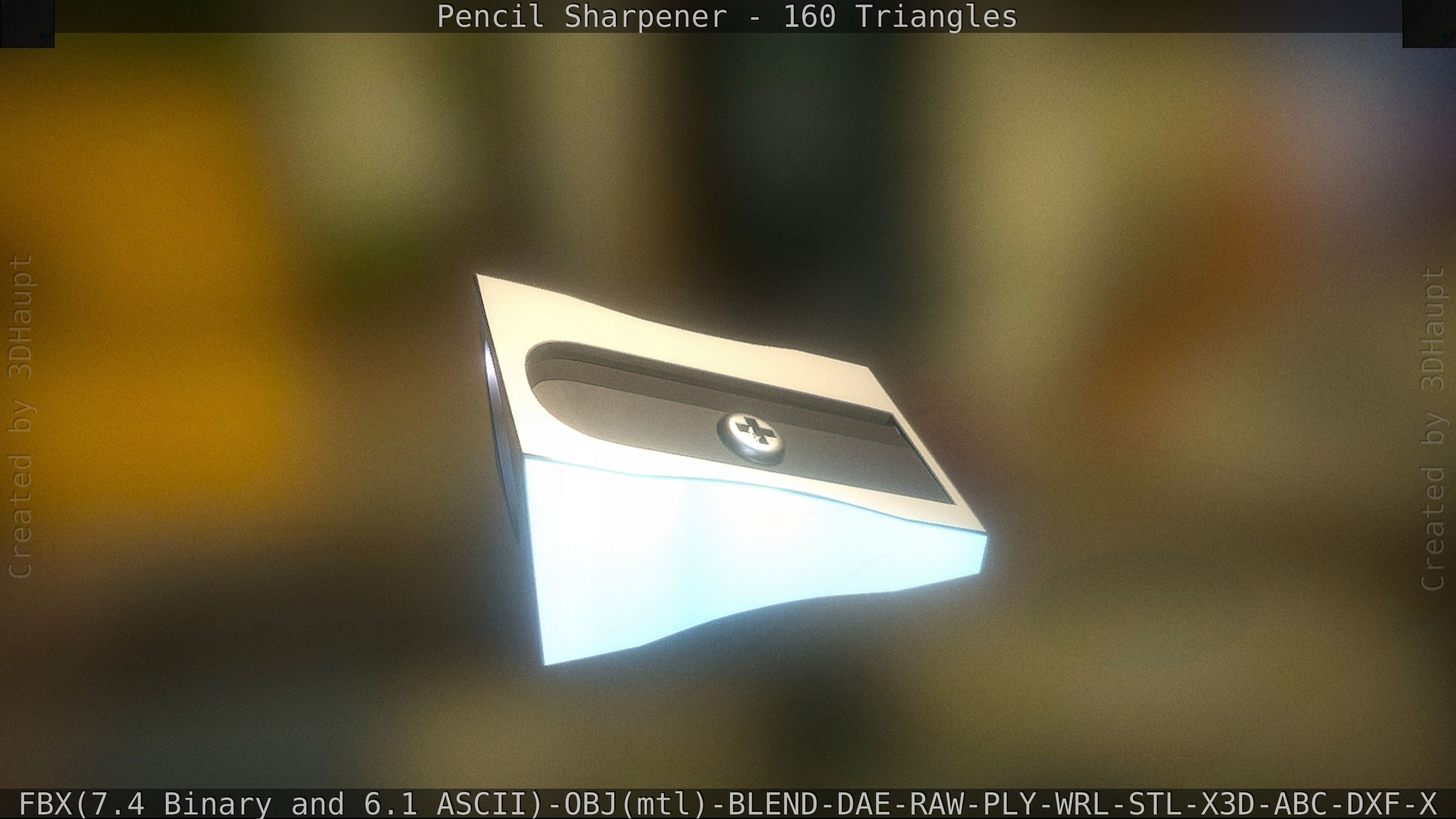 Sharpener clock 3D model_65