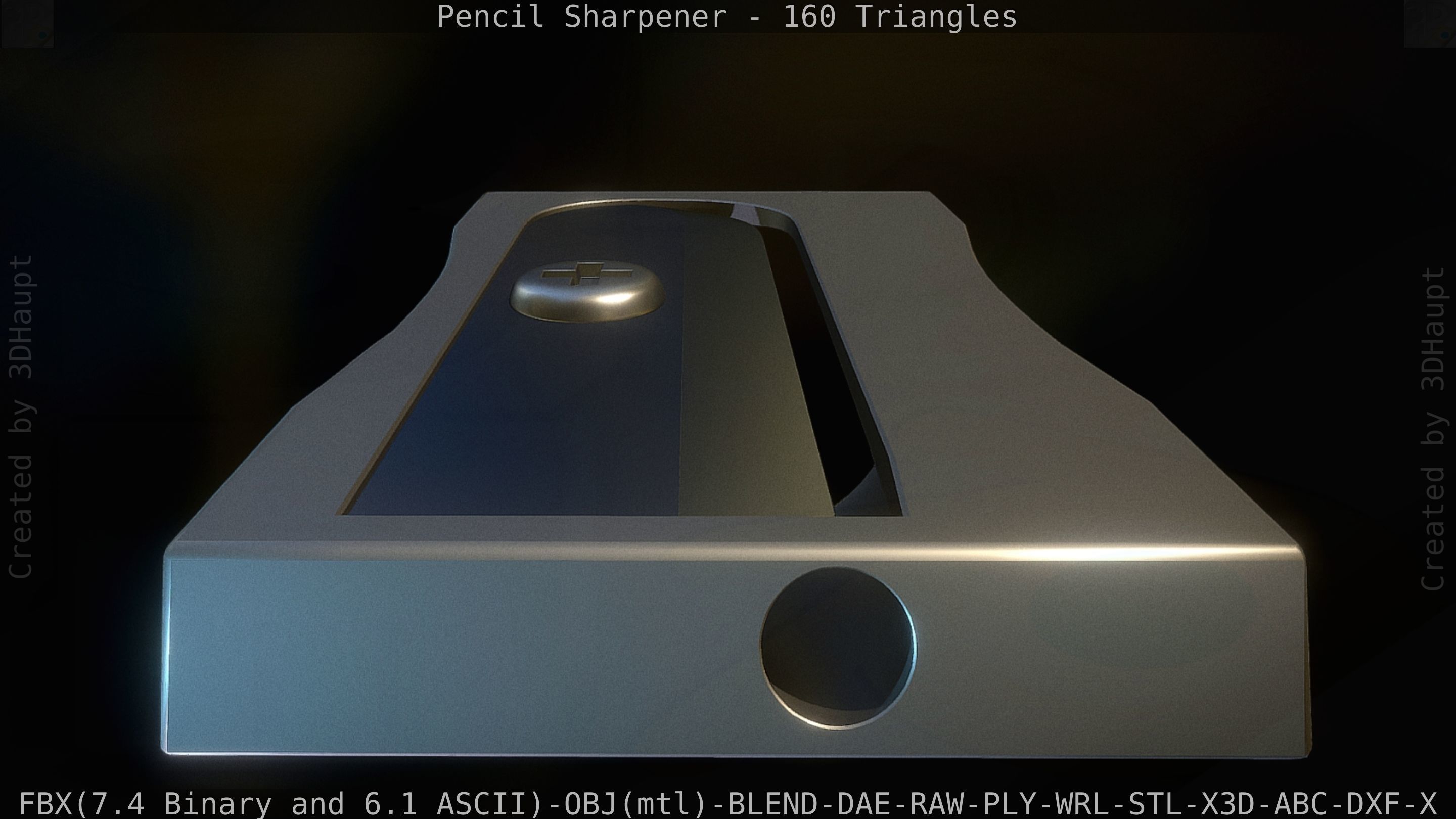 Sharpener clock 3D model_32