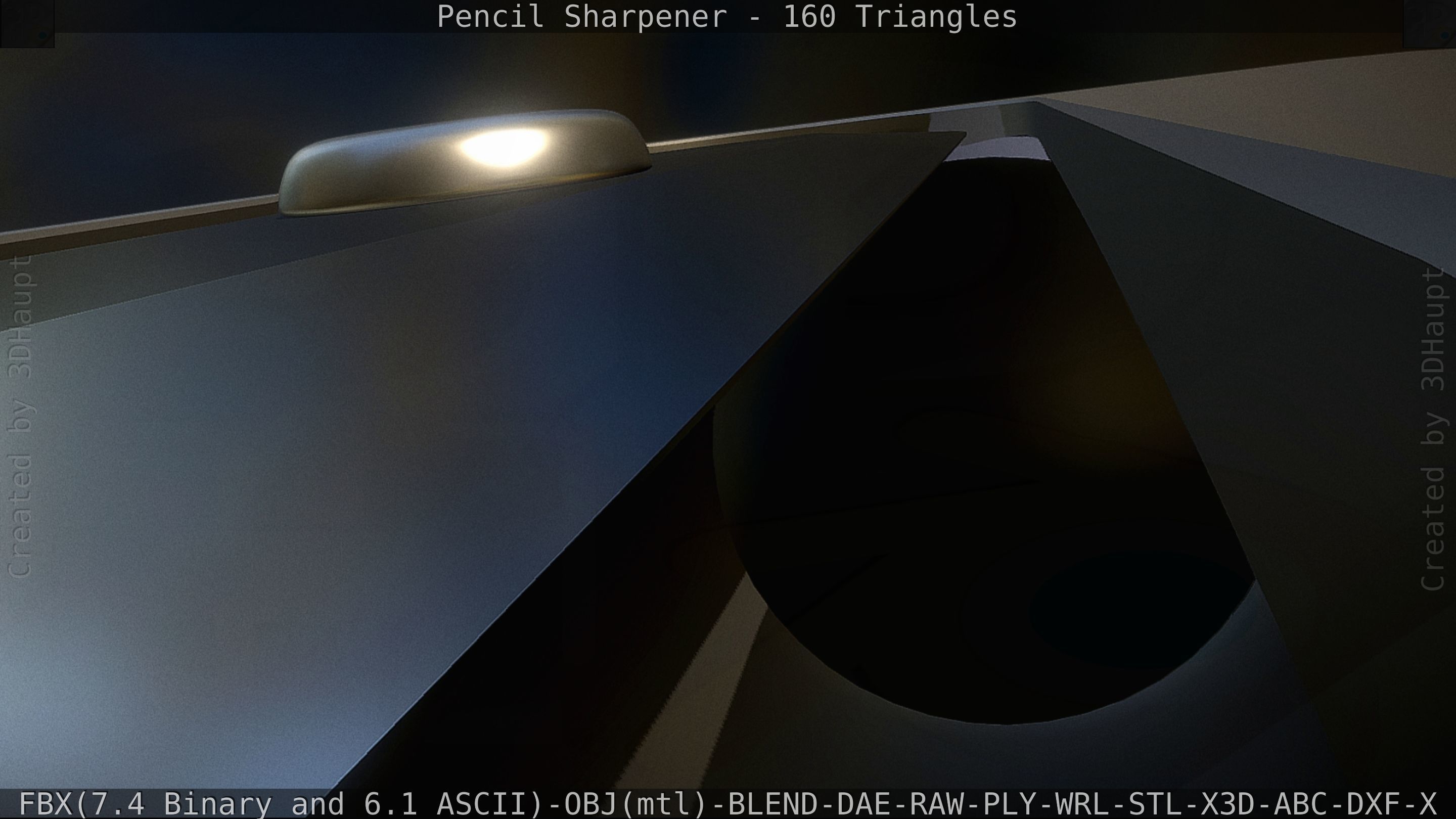Sharpener clock 3D model_47