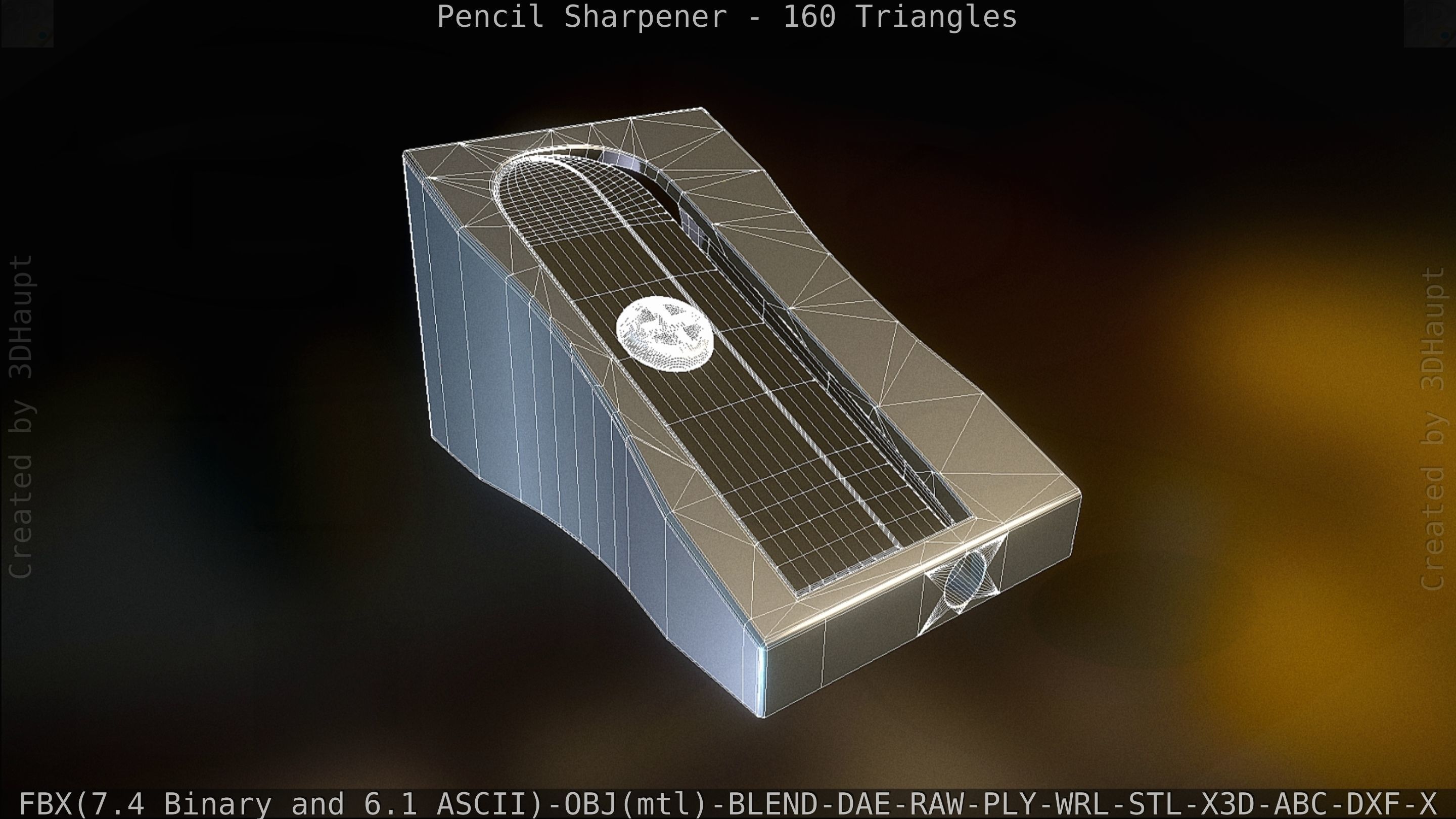 Sharpener clock 3D model_121